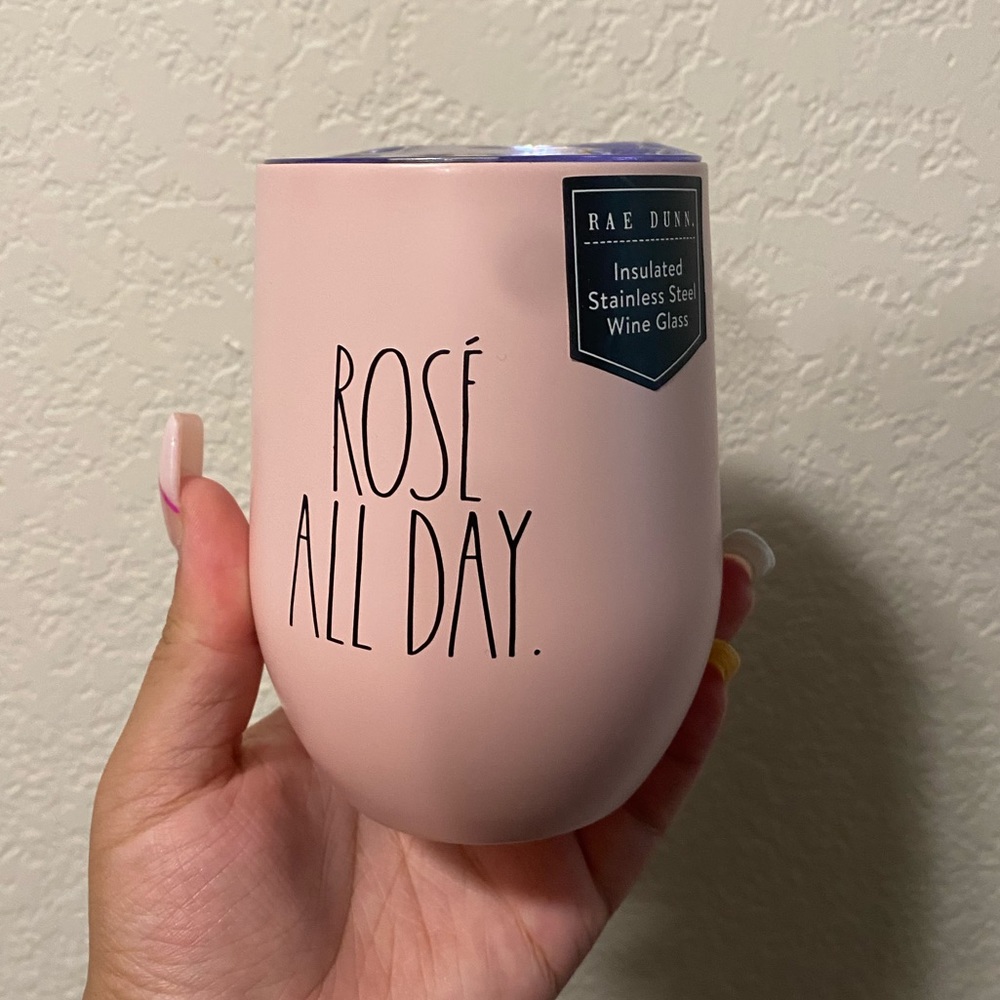 Rae Dunn. Rosé All Day Tumbler Cup